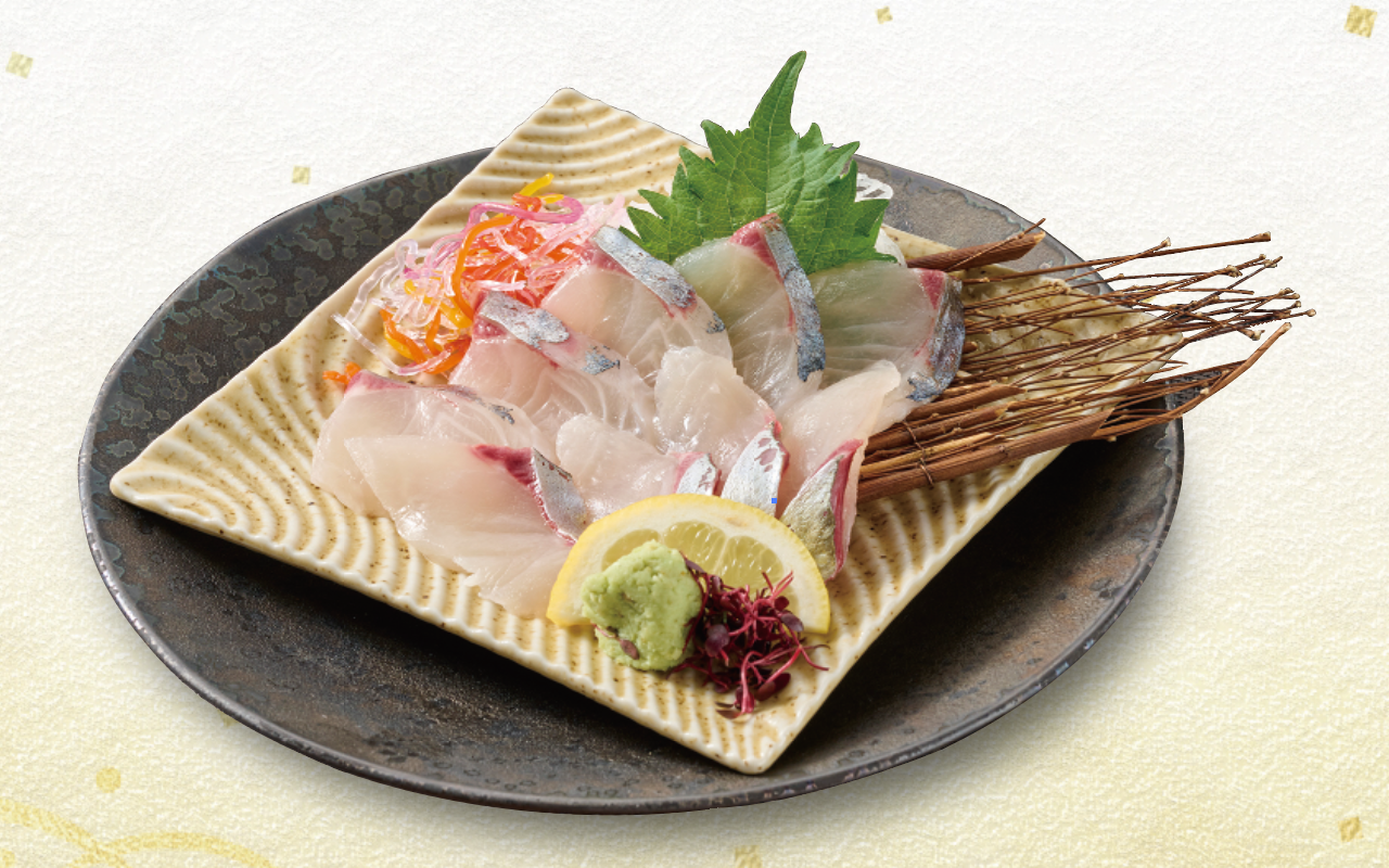シマアジ刺身